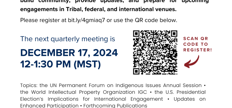 Join the December 2024 TIP Quarterly Meeting