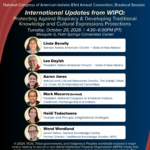 Join TIP for a Breakout Session at the 83rd NCAI Annual Convention