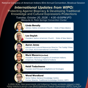 Join TIP for a Breakout Session at the 83rd NCAI Annual Convention