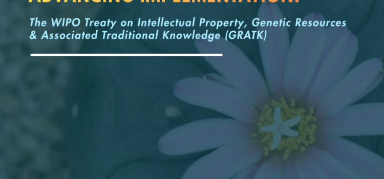 TIP Publishes: “Raising Awareness and Advancing Implementation: The WIPO Treaty on Intellectual Property, Genetic Resources & Associated Traditional Knowledge,” a Workshop Outcome Document