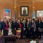 US Secretary of the Interior Deb Haaland meets with Tribal leaders and senior advisors, Sept. 9, 2024.