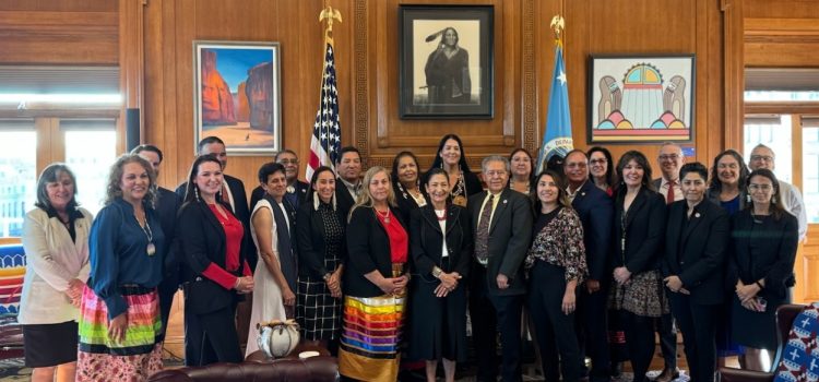 US Secretary of the Interior Deb Haaland meets with Tribal leaders and senior advisors, Sept. 9, 2024.