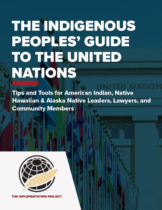 Cover page of The Indigenous Peoples Guide to the United Nations