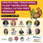 Announcing: Protecting Traditional Plant Knowledge Consultation Prep Webinar. Register now!