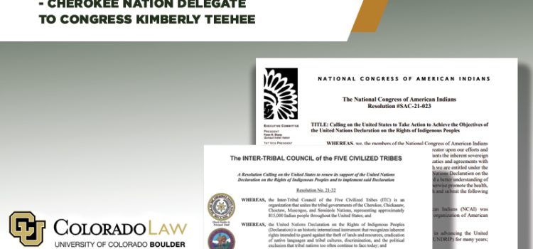 Intertribal Resolutions Call for the United States to Take Action